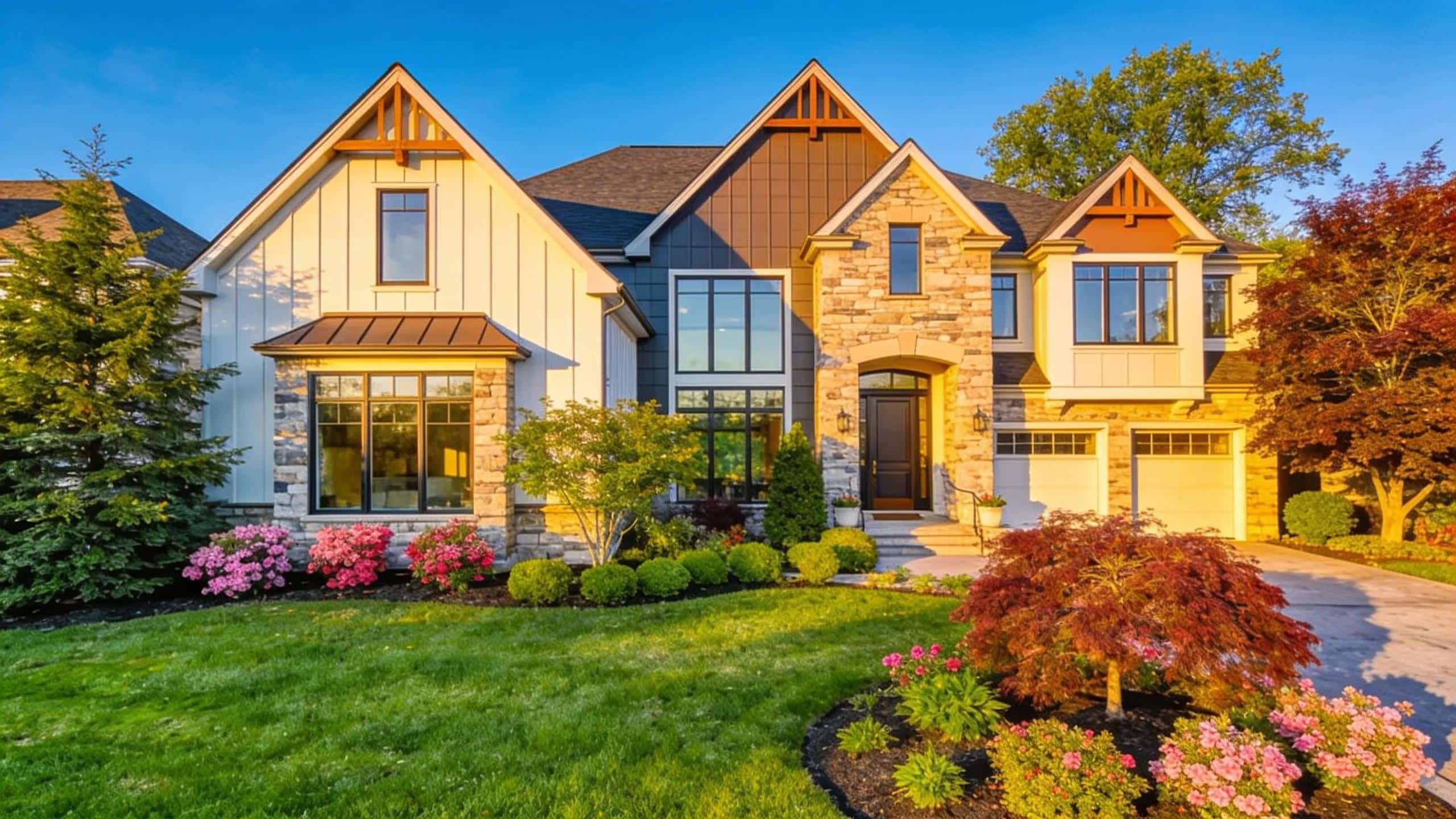 Modern dream home showcasing custom architectural design in Maryland